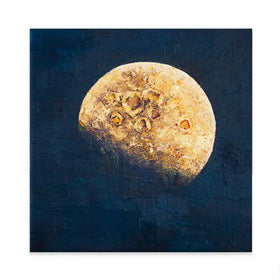 Lunar Whisper Square Canvas Print Lunar Whisper Square Canvas Print wall art product Osnat Tzadok