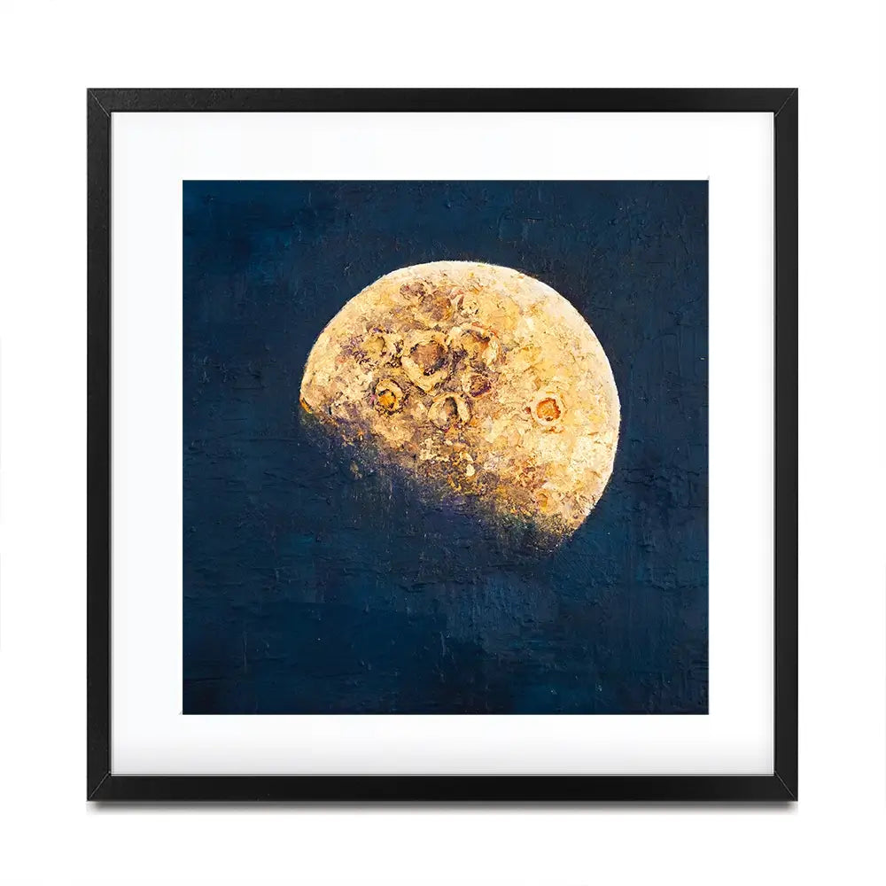 Lunar Whisper Square Framed Art Print Lunar Whisper Square Framed Art Print wall art product Osnat Tzadok
