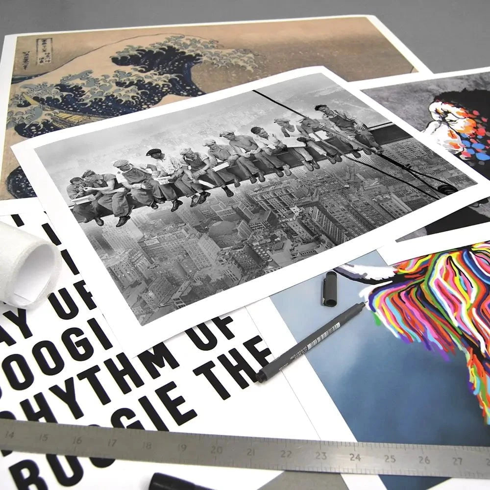 Lunch Atop A Skyscraper Art Print Lunch Atop A Skyscraper Art Print wall art product S Megalos