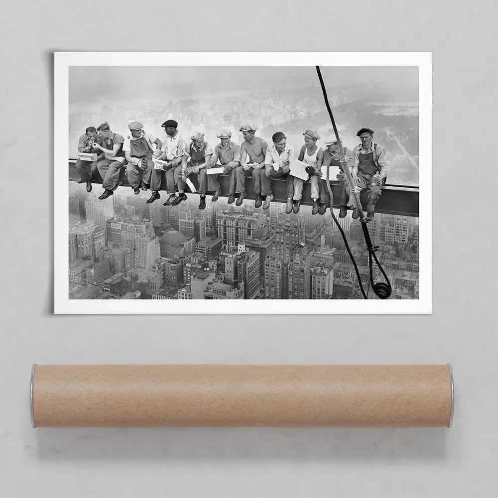 Lunch Atop A Skyscraper Art Print Lunch Atop A Skyscraper Art Print wall art product S Megalos