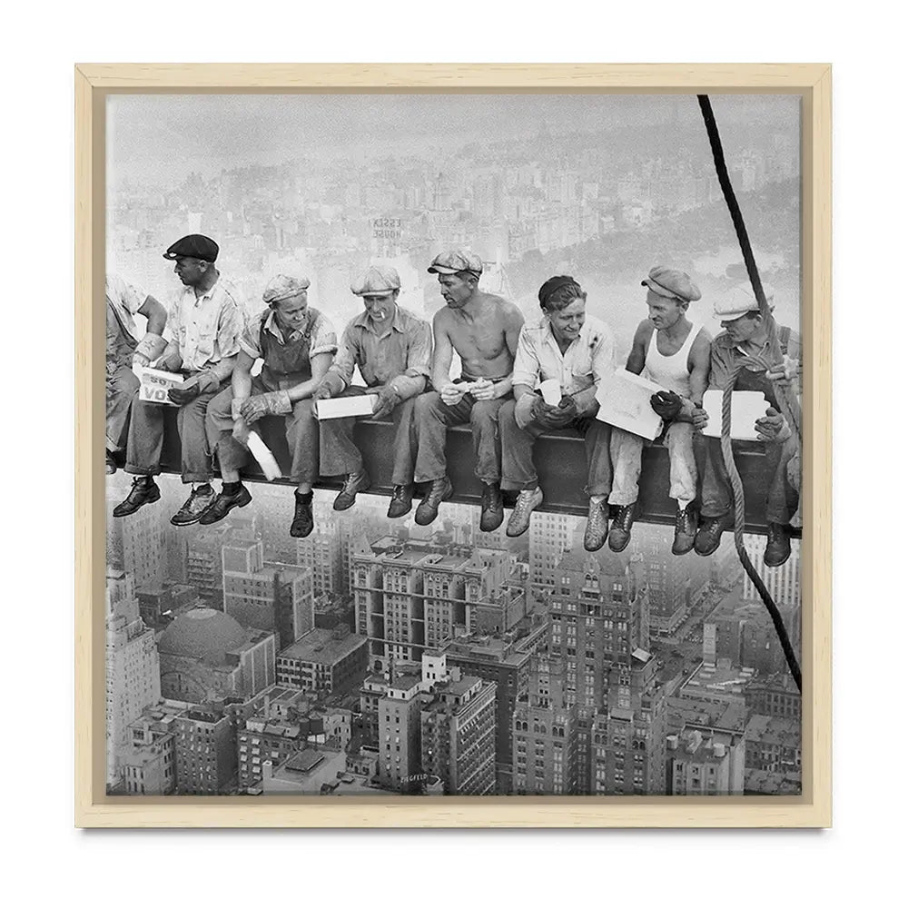 Lunch Atop A Skyscraper Oversized Canvas Print Lunch Atop A Skyscraper Oversized Canvas Print wall art product Art Print Shop