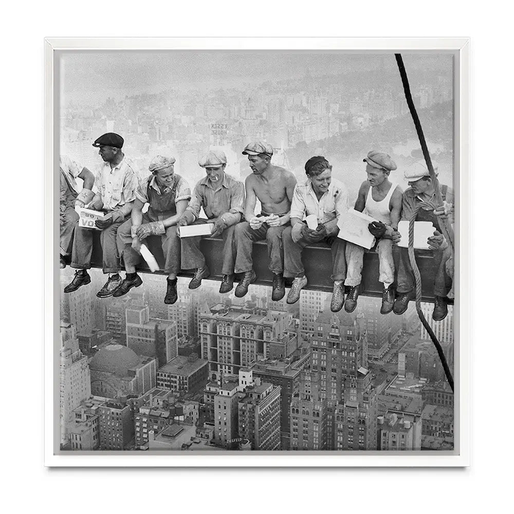 Lunch Atop A Skyscraper Oversized Canvas Print Lunch Atop A Skyscraper Oversized Canvas Print wall art product Art Print Shop