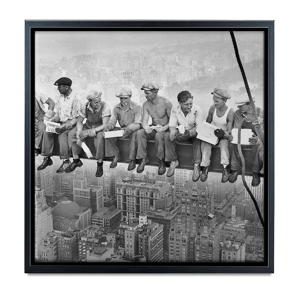 Lunch Atop A Skyscraper Oversized Canvas Print Lunch Atop A Skyscraper Oversized Canvas Print wall art product Art Print Shop