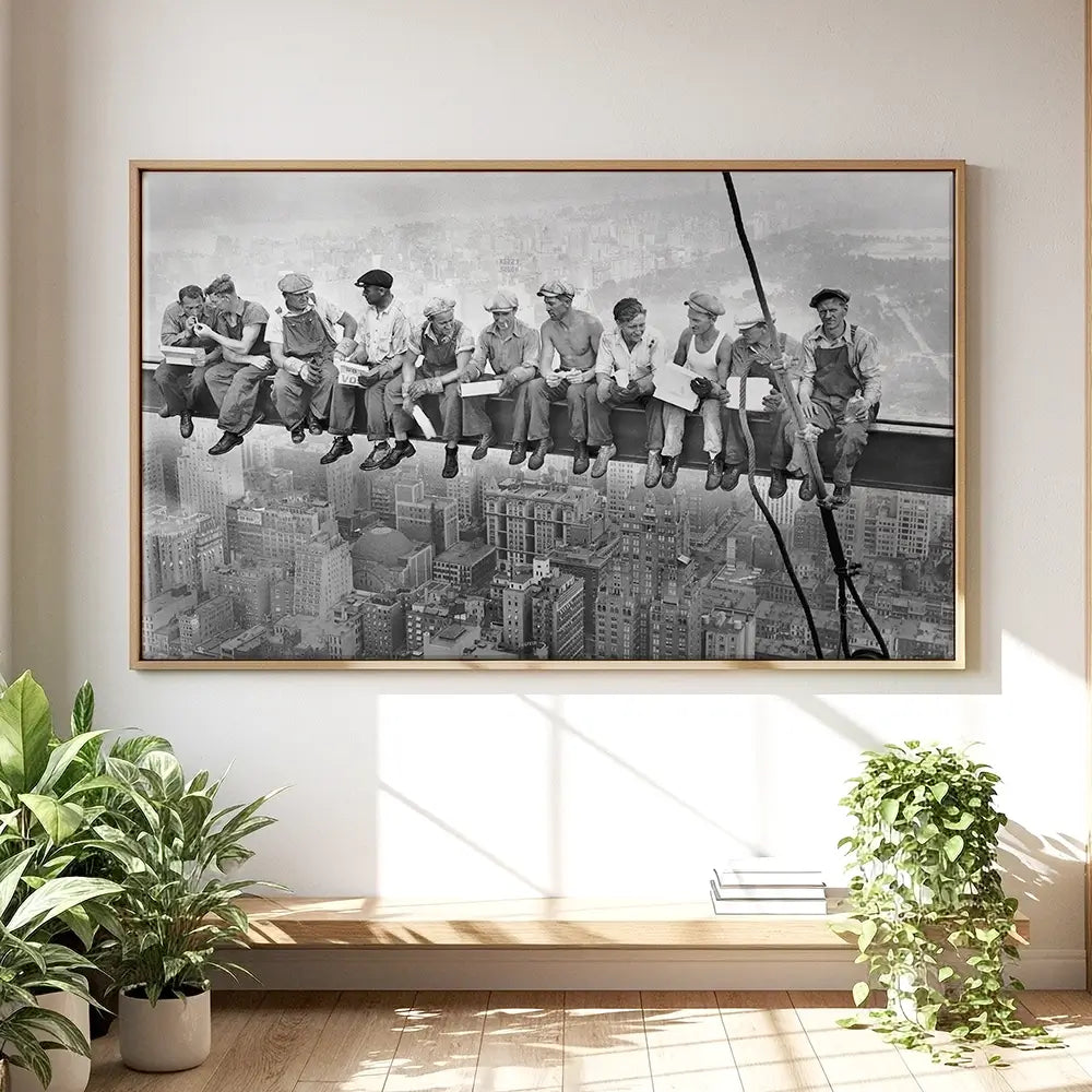 Lunch Atop A Skyscraper Oversized Canvas Print Lunch Atop A Skyscraper Oversized Canvas Print wall art product Art Print Shop