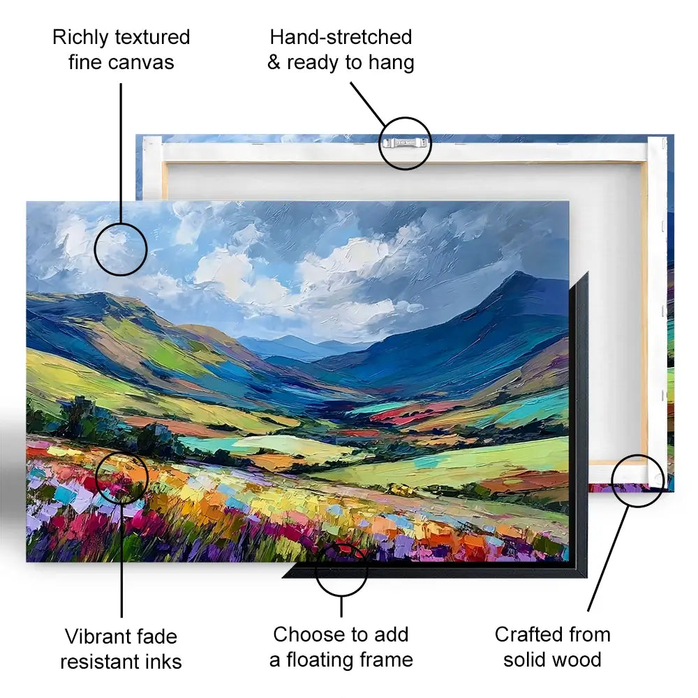 Lush Laggan Canvas Print Lush Laggan Canvas Print wall art product David Alexander Elder