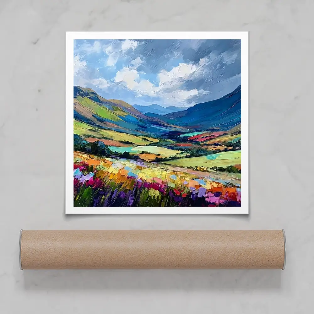 Lush Laggan Square Art Print Lush Laggan Square Art Print wall art product Art Print Shop