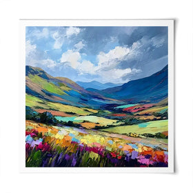 Lush Laggan Square Art Print Lush Laggan Square Art Print wall art product Art Print Shop