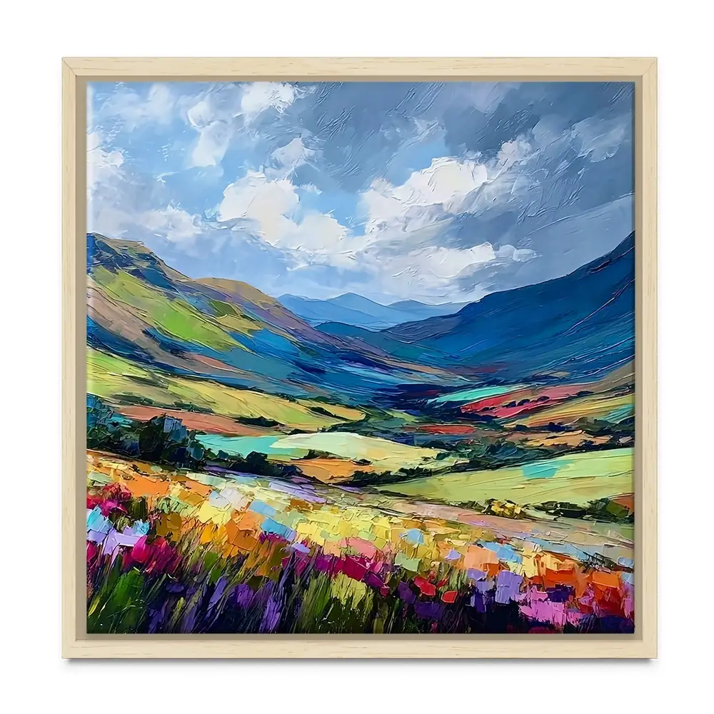 Lush Laggan Square Canvas Print Lush Laggan Square Canvas Print wall art product Art Print Shop