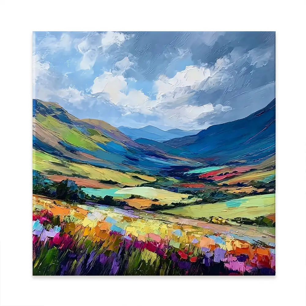 Lush Laggan Square Canvas Print Lush Laggan Square Canvas Print wall art product Art Print Shop