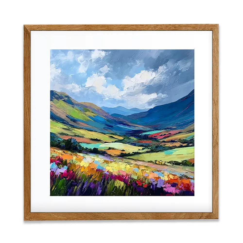 Lush Laggan Square Framed Art Print Lush Laggan Square Framed Art Print wall art product Art Print Shop