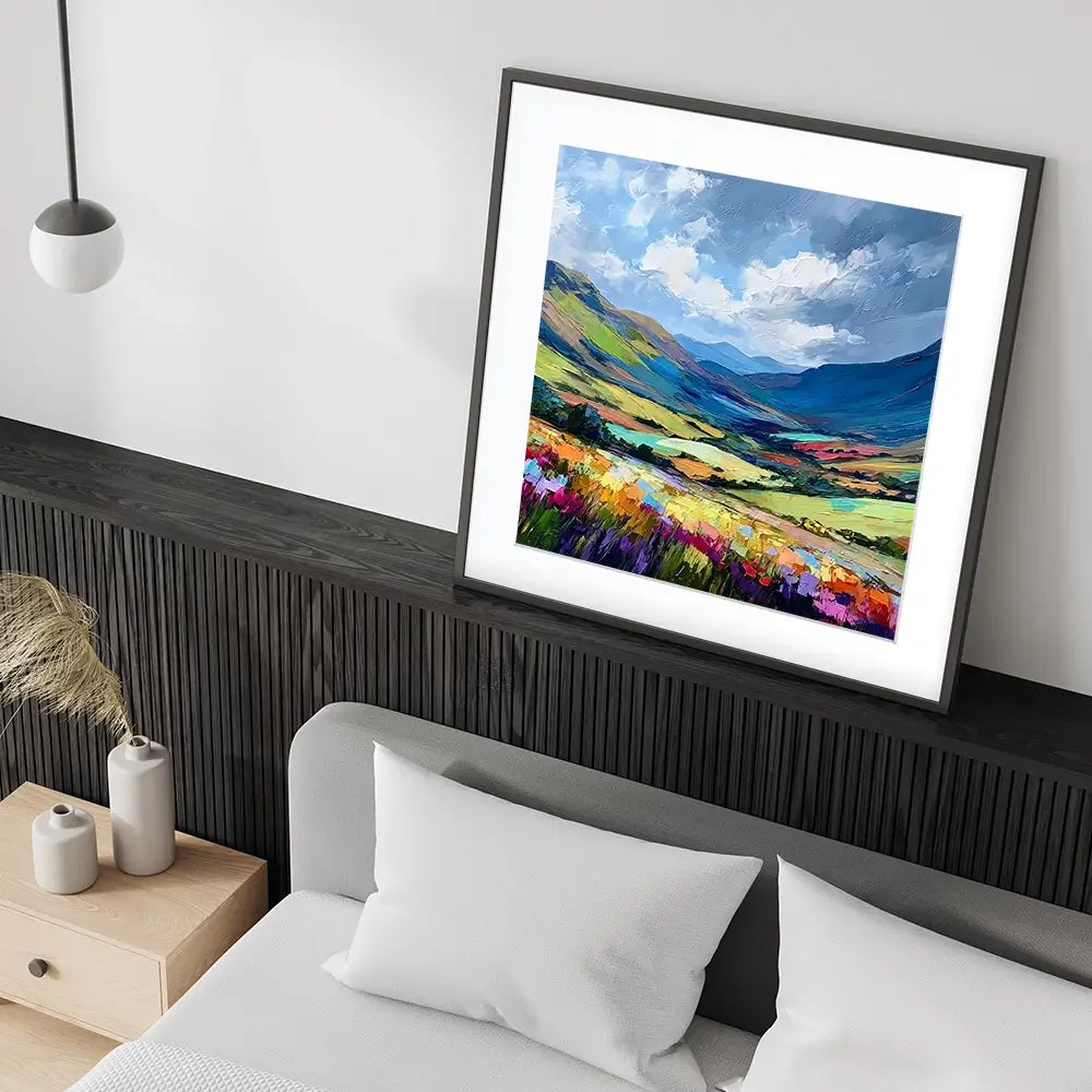 Lush Laggan Square Framed Art Print Lush Laggan Square Framed Art Print wall art product Art Print Shop