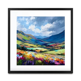 Lush Laggan Square Framed Art Print Lush Laggan Square Framed Art Print wall art product Art Print Shop