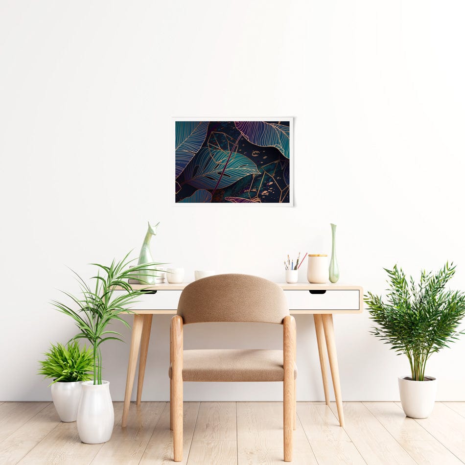 Luxe Palm Abstract Art Print wall art product Gluiki / Shutterstock
