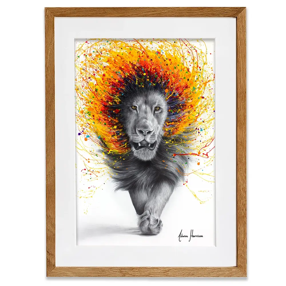 Luxor Lion Framed Art Print Luxor Lion Framed Art Print wall art product Ashvin Harrison