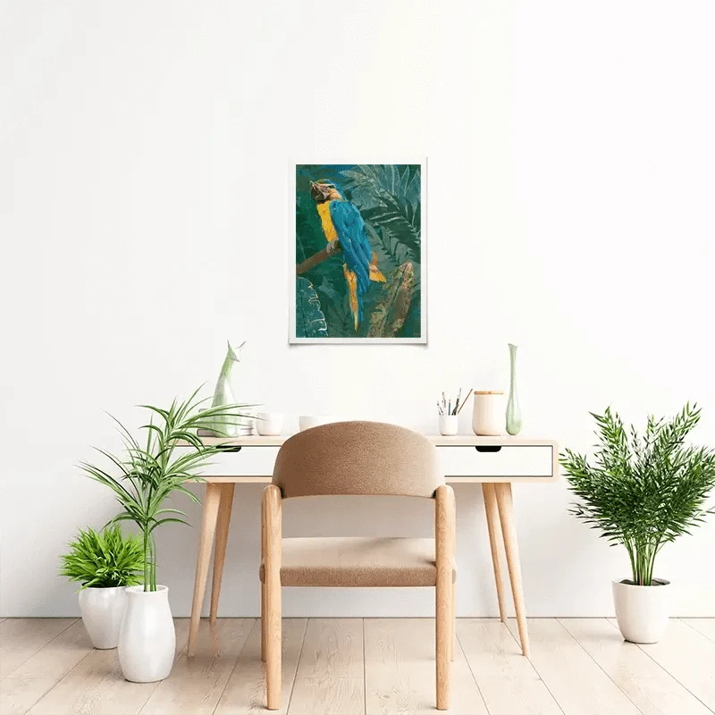 Macaw Art Print Macaw Art Print wall art product Sarah Manovski