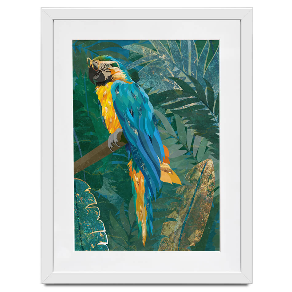 Macaw Framed Art Print Macaw Framed Art Print wall art product Sarah Manovski