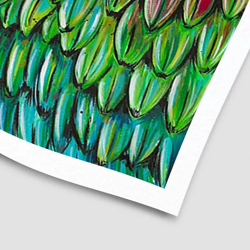 Macaw Parrot Marvin Art Print Macaw Parrot Marvin Art Print wall art product Emma LC Art