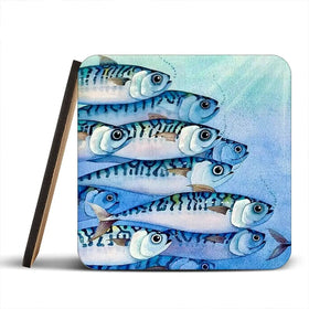 Mackerel Shoal Coaster Set Mackerel Shoal Coaster Set wall art product David Alexander Elder