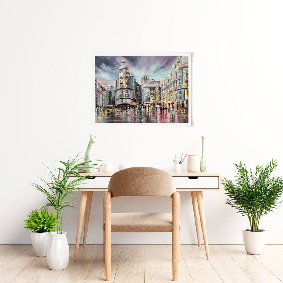Madrid Gran Via Art Print wall art product Lana Tikhonova / Shutterstock