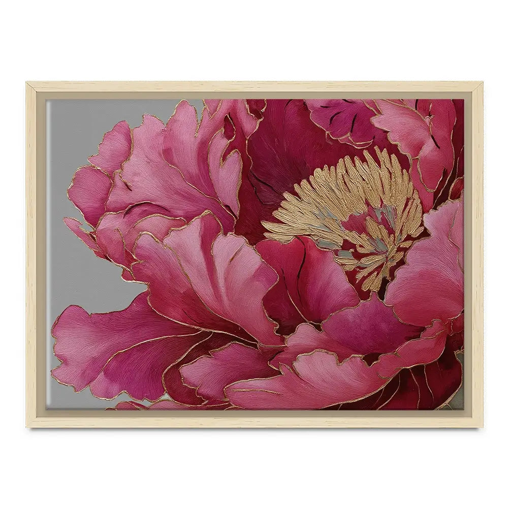 Magenta Peony Canvas Print Magenta Peony Canvas Print wall art product Svetlana Aleynikova
