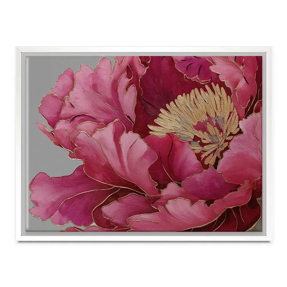 Magenta Peony Canvas Print Magenta Peony Canvas Print wall art product Svetlana Aleynikova