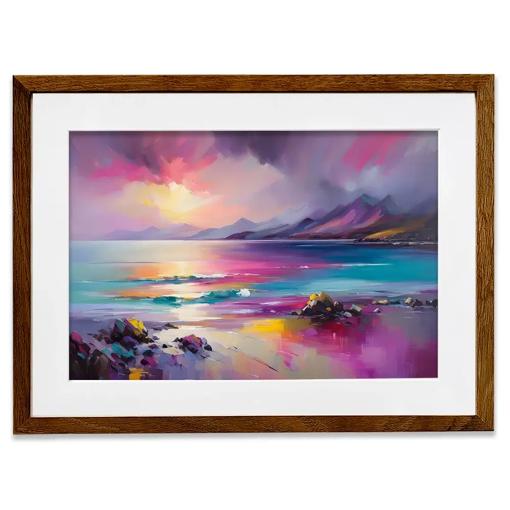 Magenta Skye Framed Art Print Magenta Skye Framed Art Print wall art product David Alexander Elder