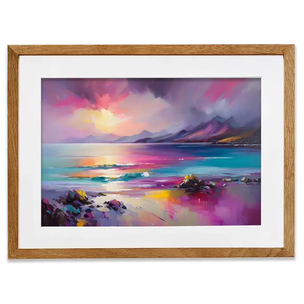 Magenta Skye Framed Art Print Magenta Skye Framed Art Print wall art product David Alexander Elder