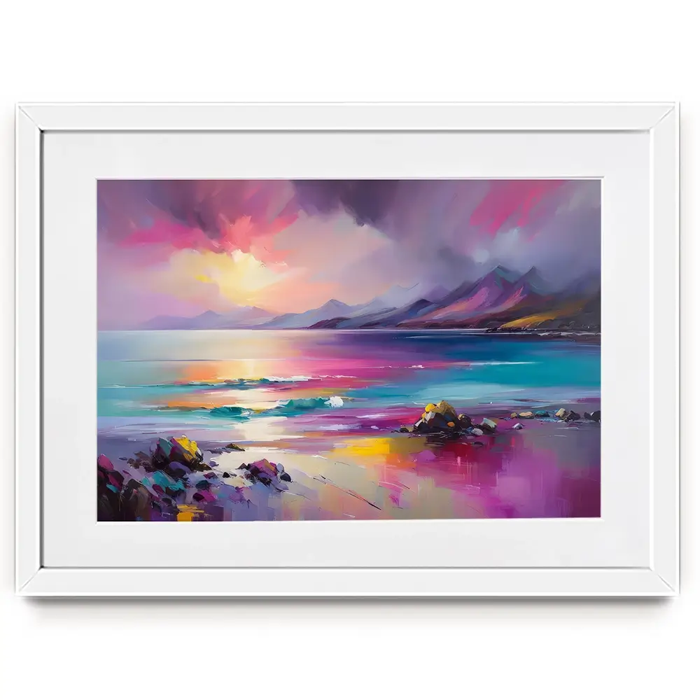 Magenta Skye Framed Art Print Magenta Skye Framed Art Print wall art product David Alexander Elder