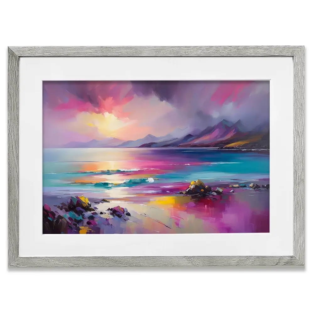Magenta Skye Framed Art Print Magenta Skye Framed Art Print wall art product David Alexander Elder