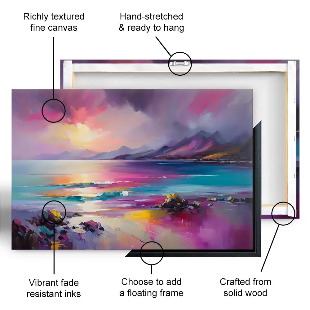 Magenta Skye Oversized Canvas Print Magenta Skye Oversized Canvas Print wall art product David Alexander Elder
