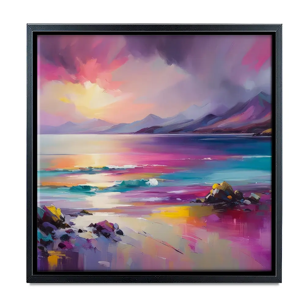 Magenta Skye Square Canvas Print Magenta Skye Square Canvas Print wall art product David Alexander Elder