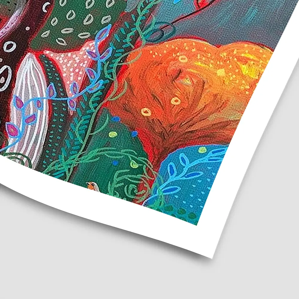 Magical Realms Square Art Print Magical Realms Square Art Print wall art product Laure Bury