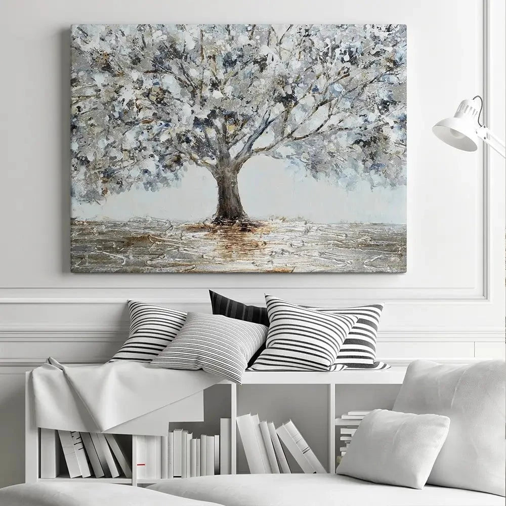 Magnificent Grey Tree Canvas Print Magnificent Grey Tree Canvas Print wall art product CHENYU ARTS / Shutterstock