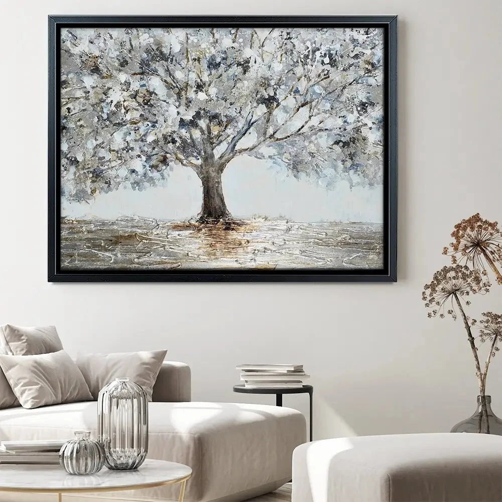 Magnificent Grey Tree Canvas Print Magnificent Grey Tree Canvas Print wall art product CHENYU ARTS / Shutterstock