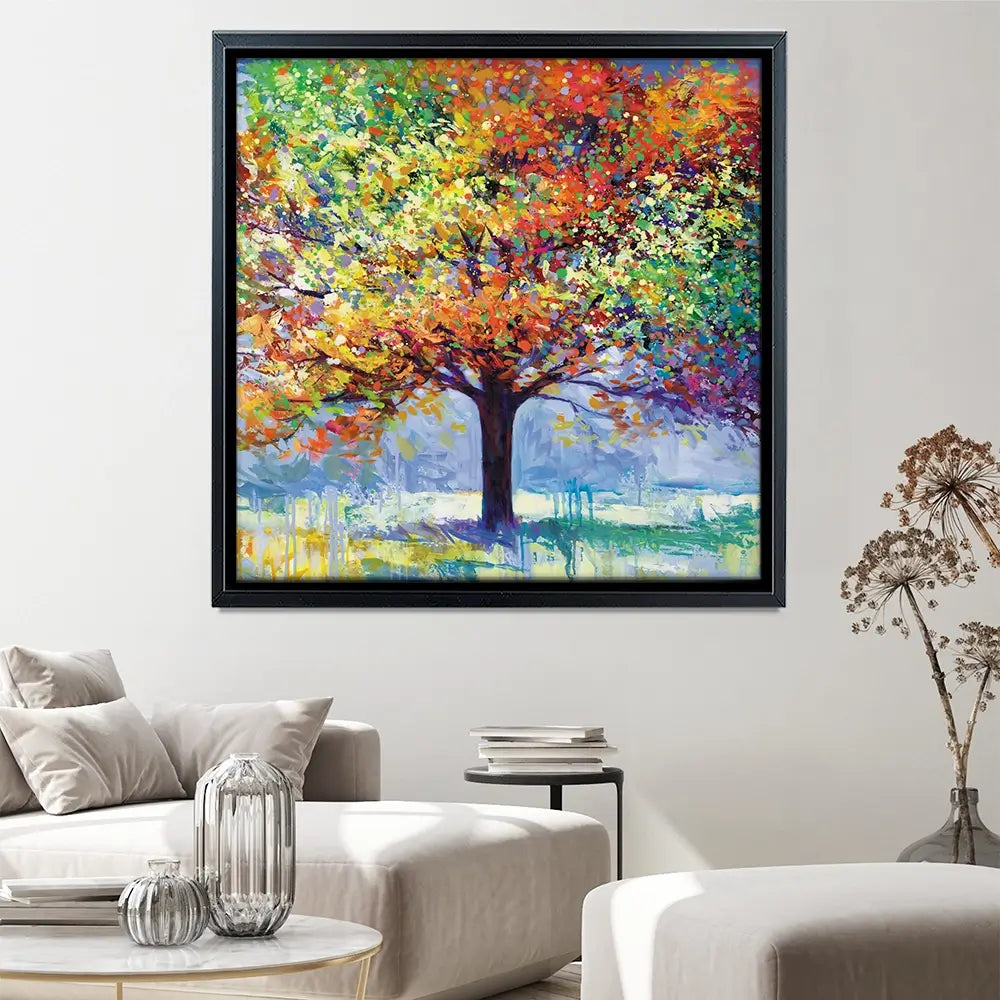 Magnificent Tree Square Canvas Print Magnificent Tree Square Canvas Print wall art product Leon Devenice