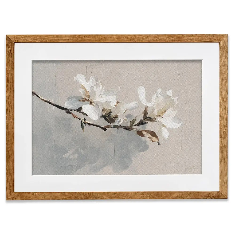 Magnolia Branch Framed Art Print Magnolia Branch Framed Art Print wall art product Svetlana Aleynikova