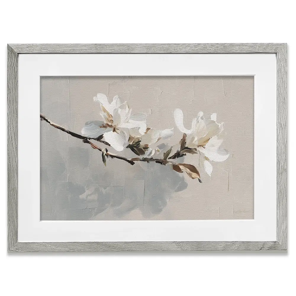 Magnolia Branch Framed Art Print Magnolia Branch Framed Art Print wall art product Svetlana Aleynikova