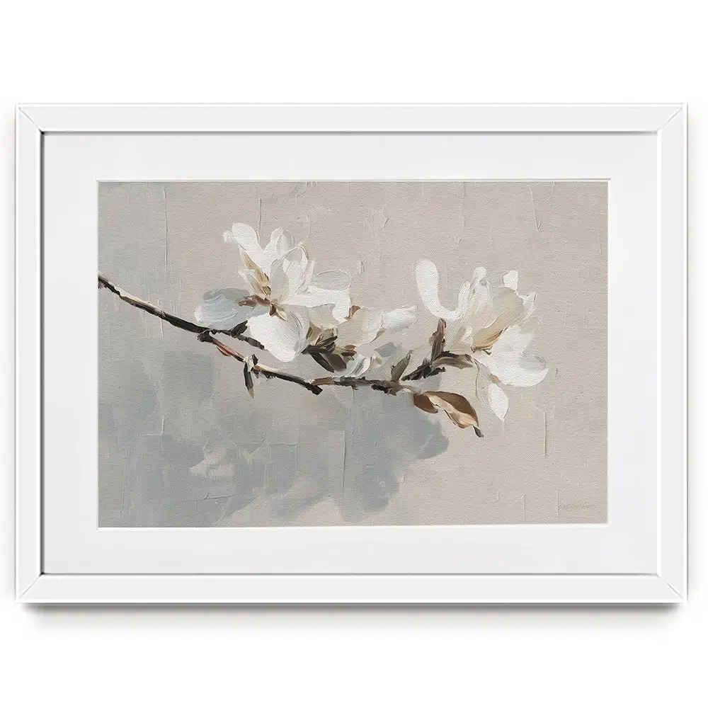 Magnolia Branch Framed Art Print Magnolia Branch Framed Art Print wall art product Svetlana Aleynikova