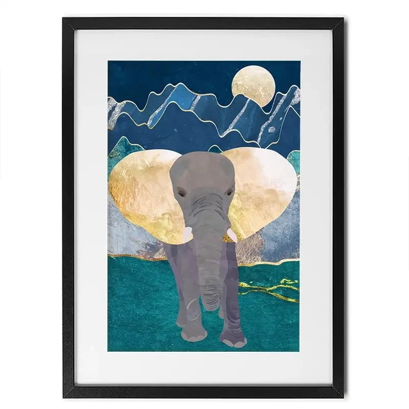 Majestic Elephant Framed Art Print Majestic Elephant Framed Art Print wall art product Sarah Manovski