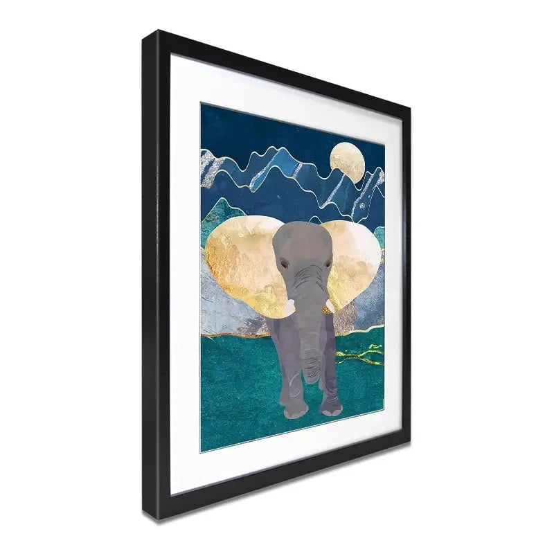 Majestic Elephant Framed Art Print Majestic Elephant Framed Art Print wall art product Sarah Manovski