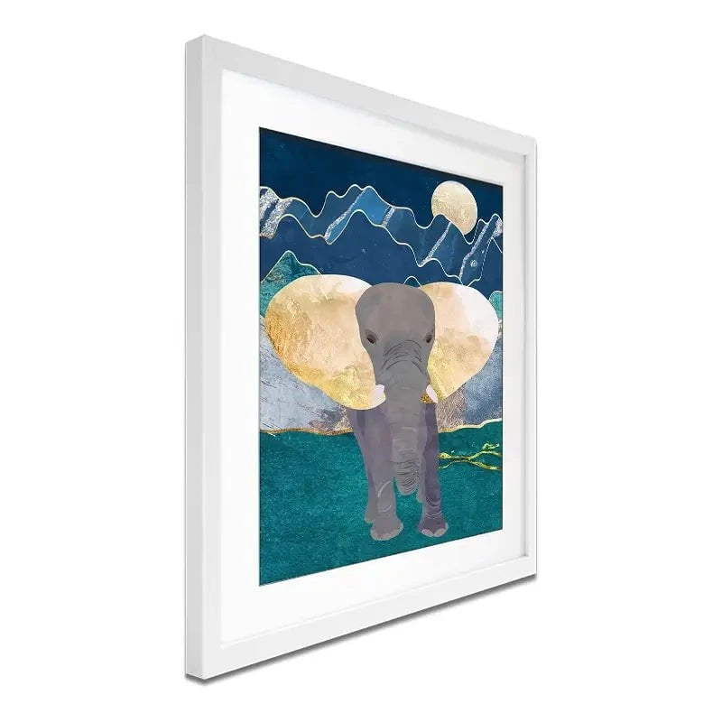 Majestic Elephant Framed Art Print Majestic Elephant Framed Art Print wall art product Sarah Manovski