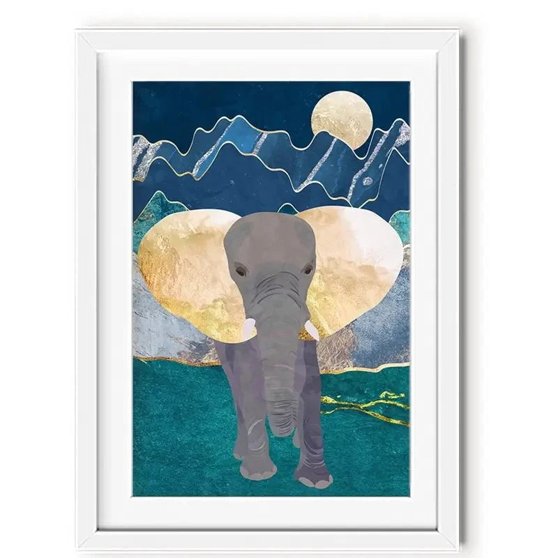 Majestic Elephant Framed Art Print Majestic Elephant Framed Art Print wall art product Sarah Manovski
