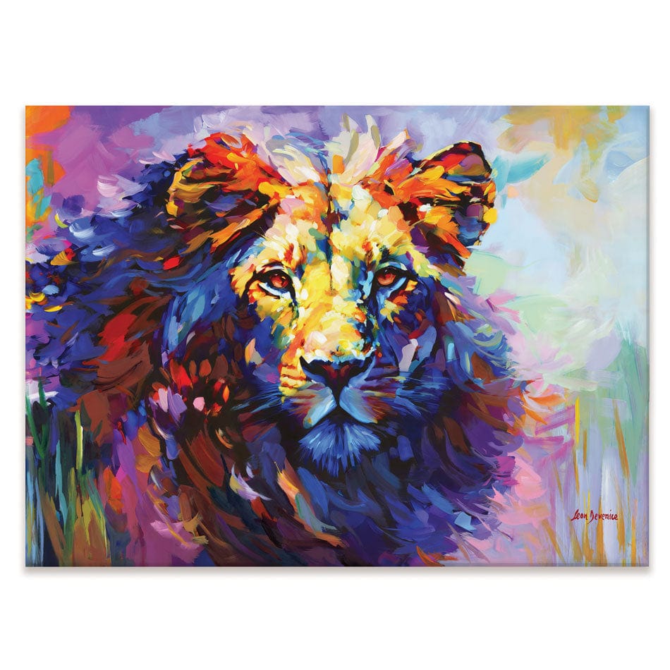 Majestic Lion 2 Canvas Print wall art product Leon Devenice