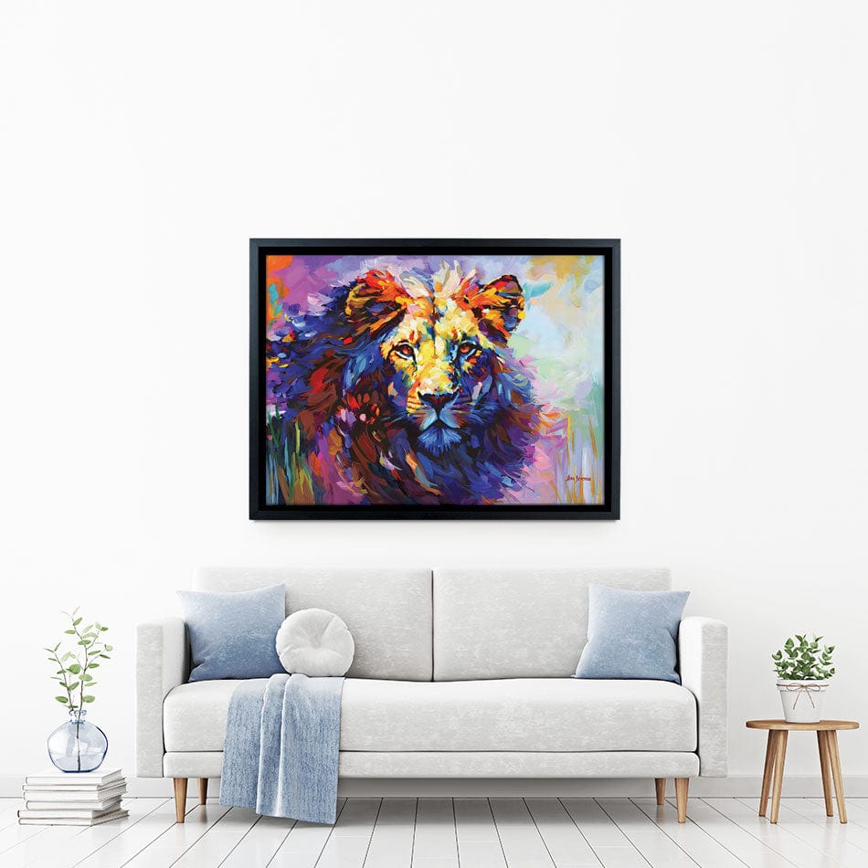 Majestic Lion 2 Canvas Print wall art product Leon Devenice