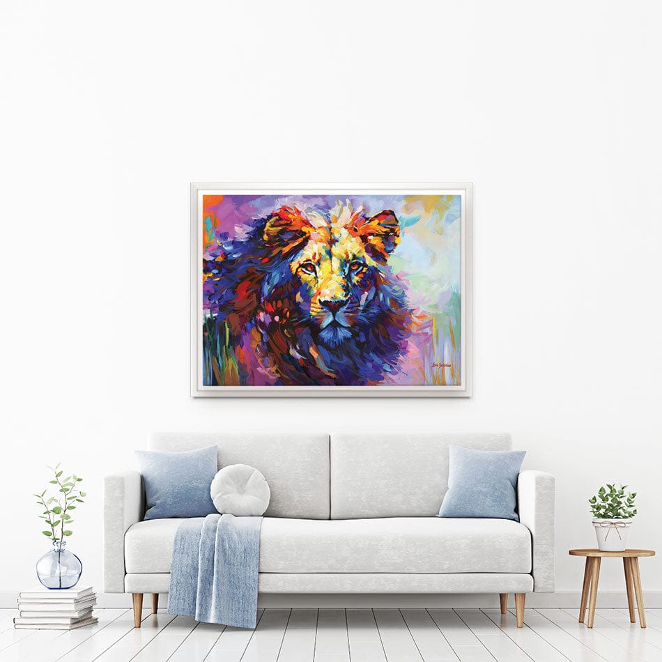 Majestic Lion 2 Canvas Print wall art product Leon Devenice