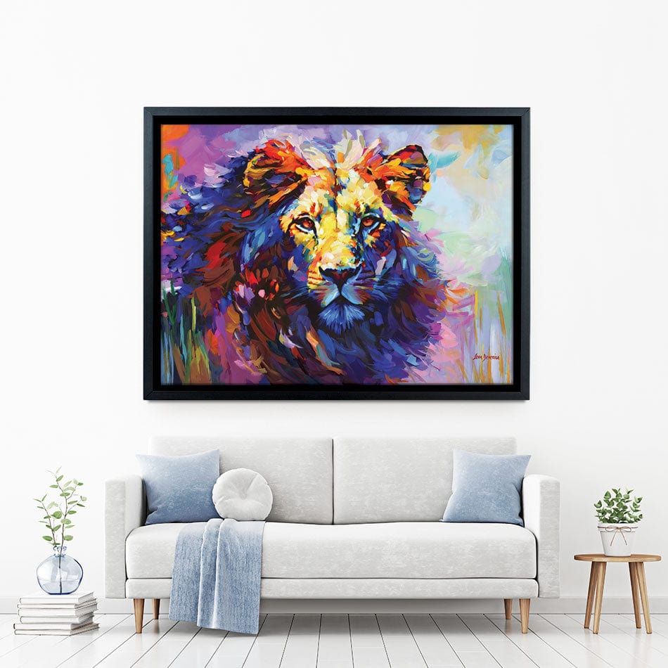 Majestic Lion 2 Canvas Print wall art product Leon Devenice