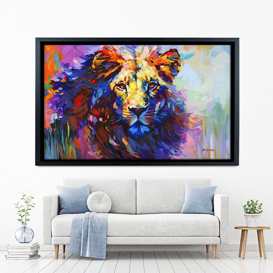 Majestic Lion 2 Canvas Print wall art product Leon Devenice