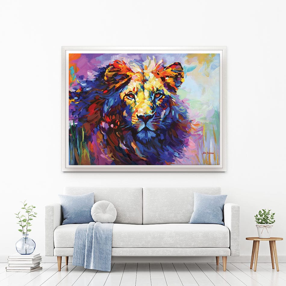Majestic Lion 2 Canvas Print wall art product Leon Devenice