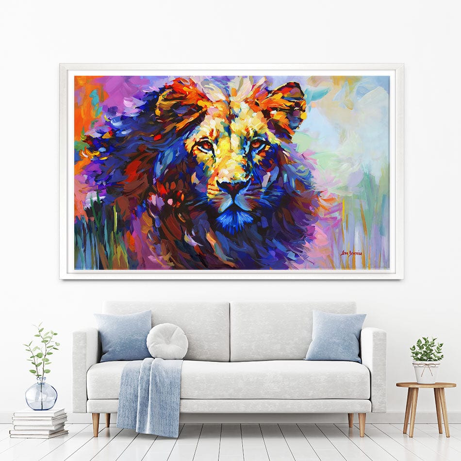 Majestic Lion 2 Canvas Print wall art product Leon Devenice