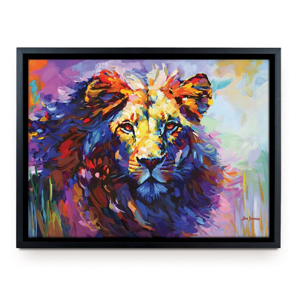 Majestic Lion 2 Canvas Print wall art product Leon Devenice